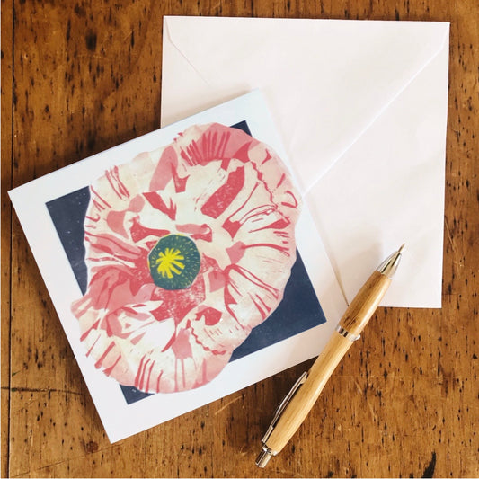 Bold Contemporary Floral Art Cards, Set of 4