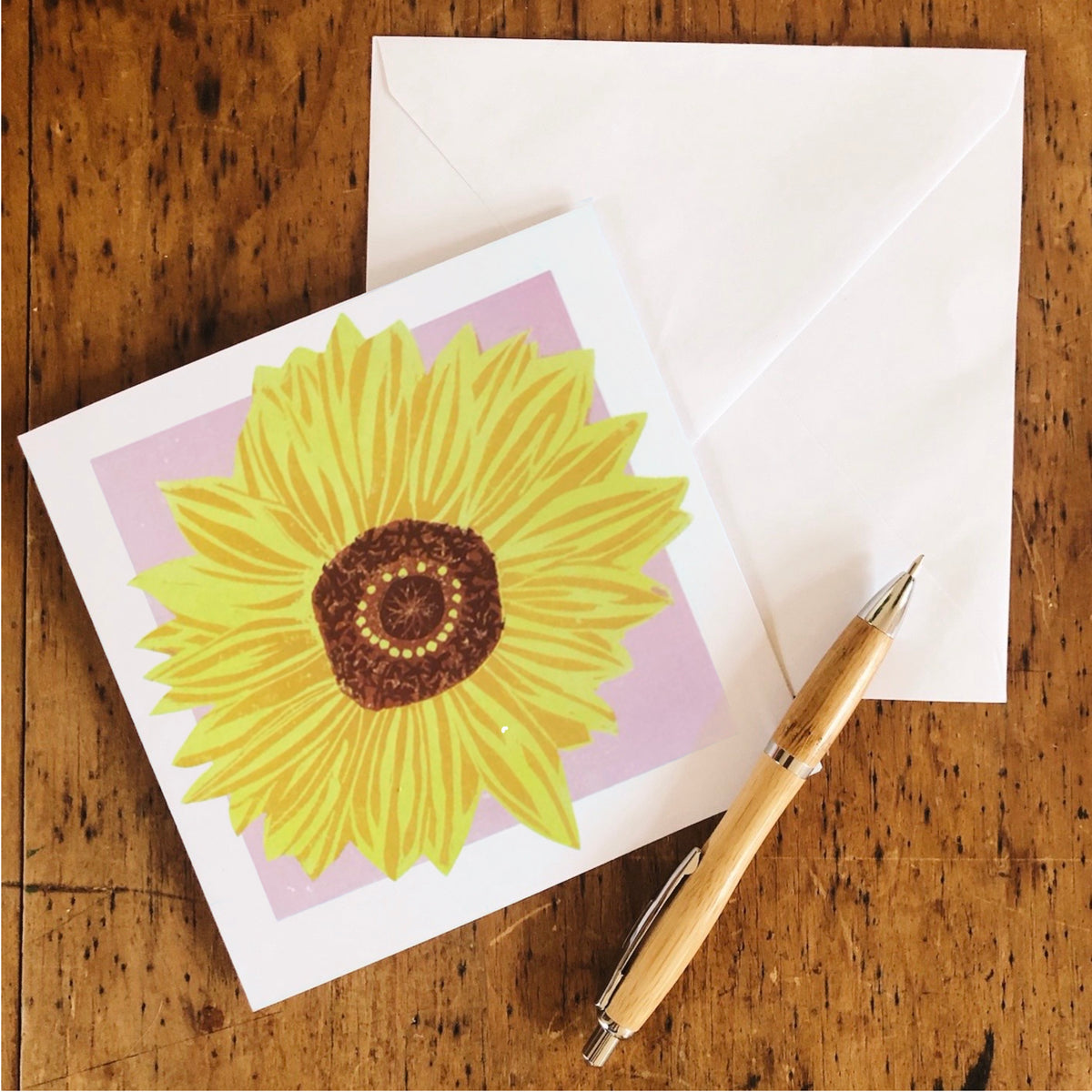 Bold Contemporary Floral Art Cards, Set of 4