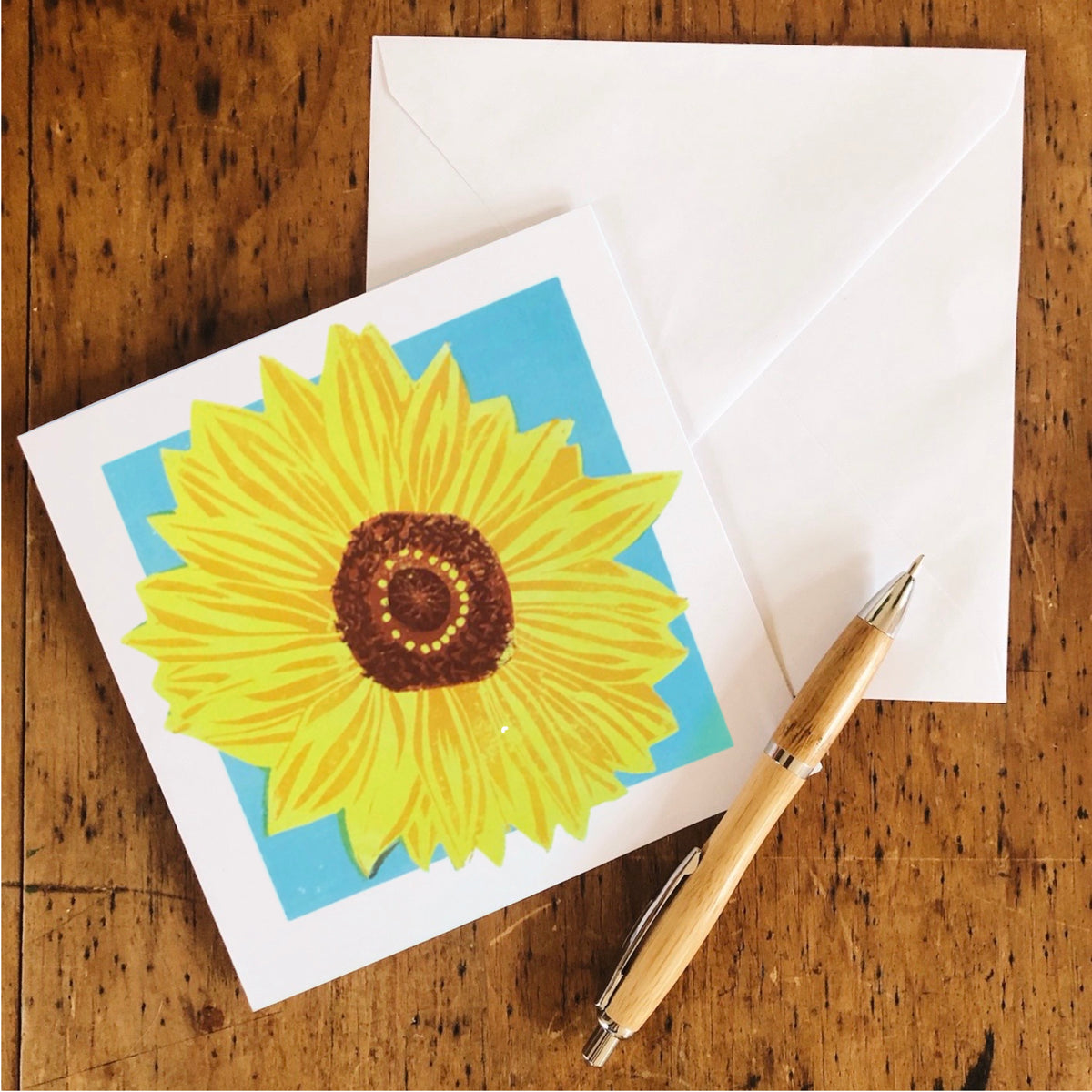 Bold Contemporary Floral Art Cards, Set of 4